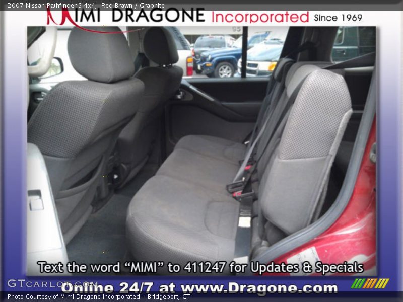 Red Brawn / Graphite 2007 Nissan Pathfinder S 4x4