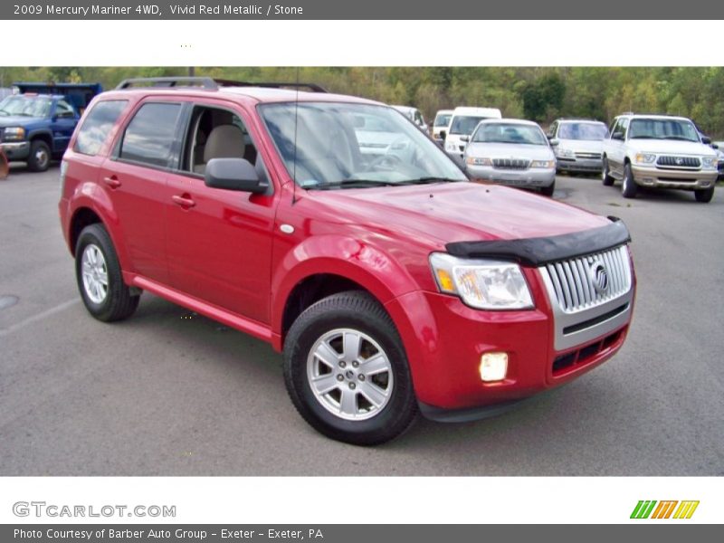 Vivid Red Metallic / Stone 2009 Mercury Mariner 4WD