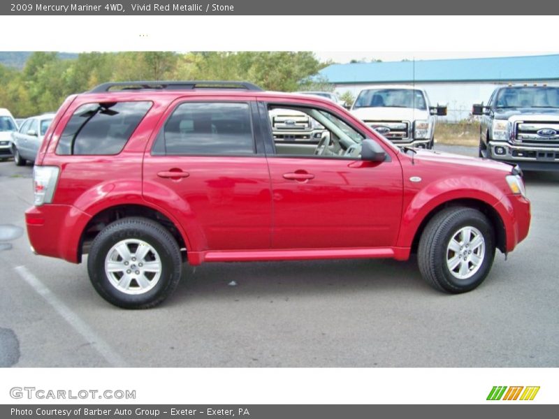 Vivid Red Metallic / Stone 2009 Mercury Mariner 4WD