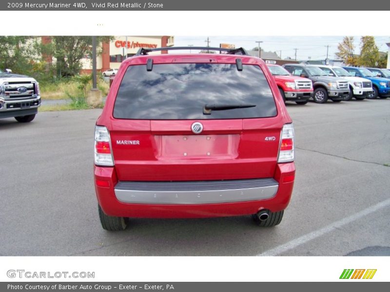 Vivid Red Metallic / Stone 2009 Mercury Mariner 4WD