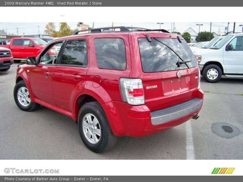 Vivid Red Metallic / Stone 2009 Mercury Mariner 4WD