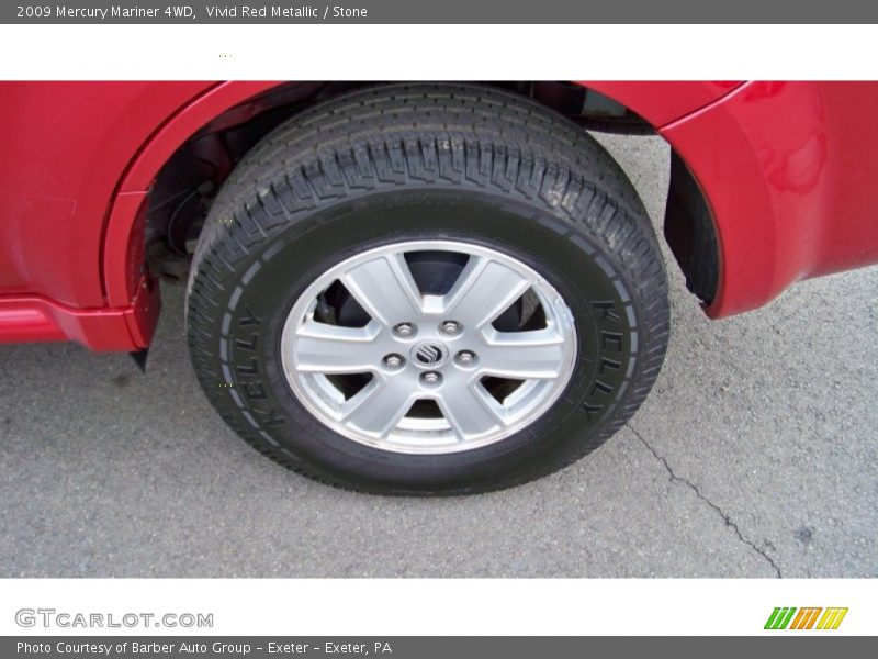 Vivid Red Metallic / Stone 2009 Mercury Mariner 4WD