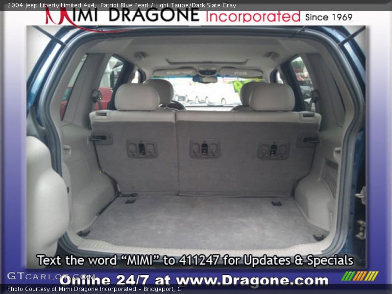 Patriot Blue Pearl / Light Taupe/Dark Slate Gray 2004 Jeep Liberty Limited 4x4