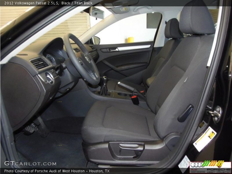 Black / Titan Black 2012 Volkswagen Passat 2.5L S