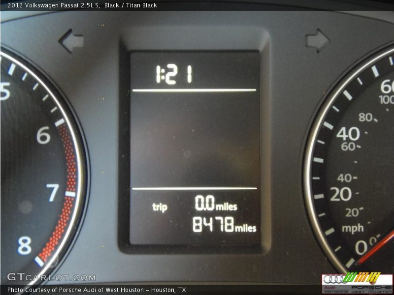 Black / Titan Black 2012 Volkswagen Passat 2.5L S