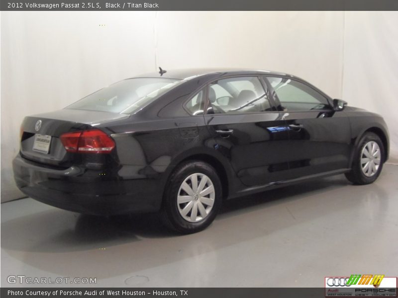 Black / Titan Black 2012 Volkswagen Passat 2.5L S