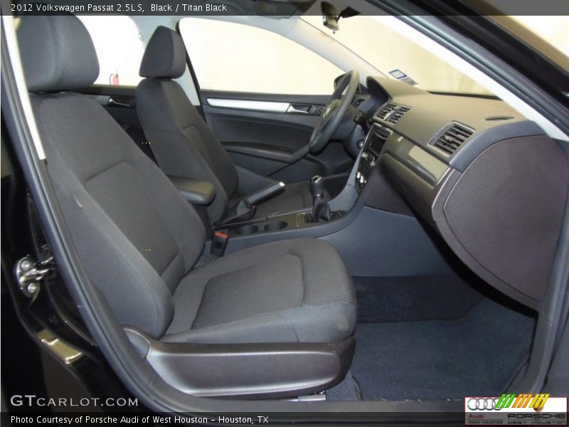 Black / Titan Black 2012 Volkswagen Passat 2.5L S