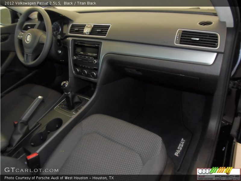 Black / Titan Black 2012 Volkswagen Passat 2.5L S