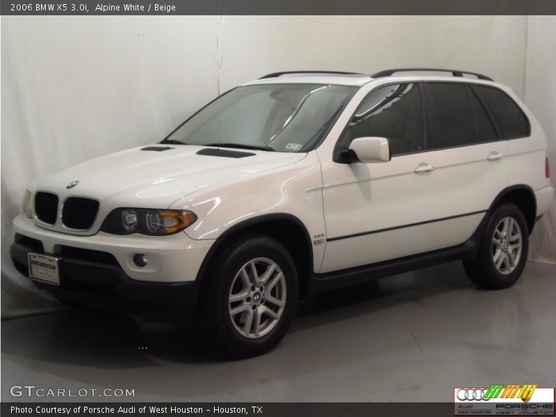 Alpine White / Beige 2006 BMW X5 3.0i