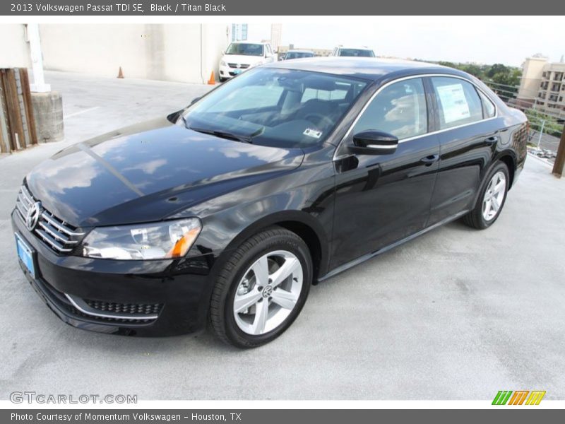 Black / Titan Black 2013 Volkswagen Passat TDI SE