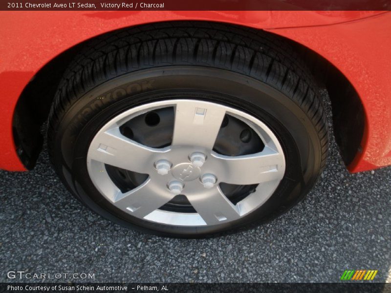 Victory Red / Charcoal 2011 Chevrolet Aveo LT Sedan