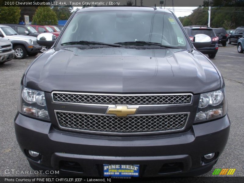 Taupe Gray Metallic / Ebony 2010 Chevrolet Suburban LTZ 4x4