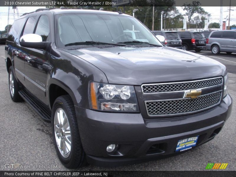 Taupe Gray Metallic / Ebony 2010 Chevrolet Suburban LTZ 4x4