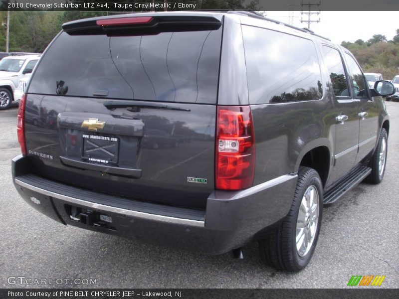 Taupe Gray Metallic / Ebony 2010 Chevrolet Suburban LTZ 4x4