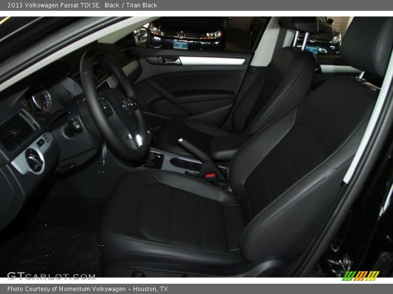 Black / Titan Black 2013 Volkswagen Passat TDI SE