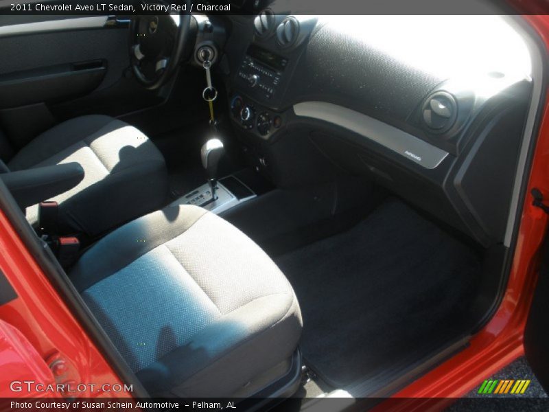 Victory Red / Charcoal 2011 Chevrolet Aveo LT Sedan