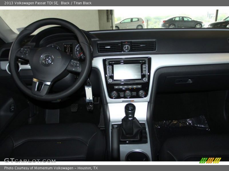 Black / Titan Black 2013 Volkswagen Passat TDI SE
