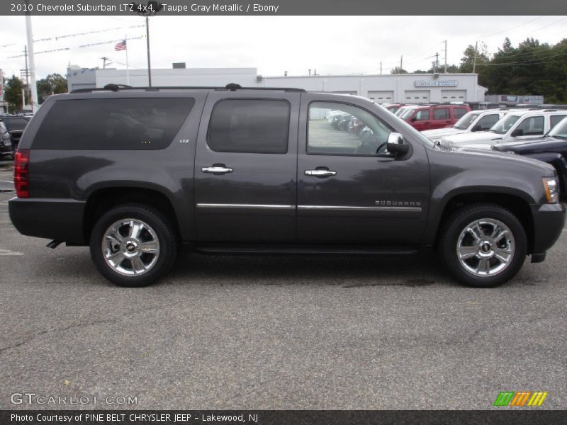 Taupe Gray Metallic / Ebony 2010 Chevrolet Suburban LTZ 4x4