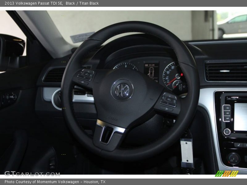 Black / Titan Black 2013 Volkswagen Passat TDI SE