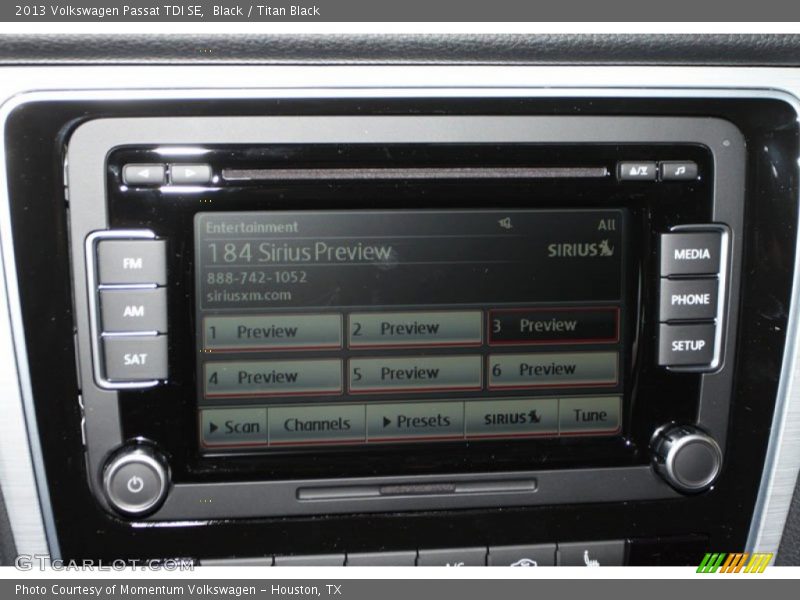 Black / Titan Black 2013 Volkswagen Passat TDI SE
