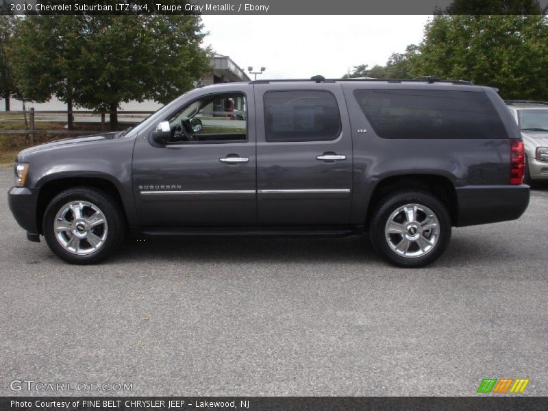 Taupe Gray Metallic / Ebony 2010 Chevrolet Suburban LTZ 4x4