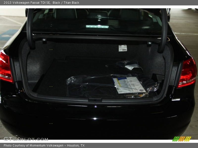 Black / Titan Black 2013 Volkswagen Passat TDI SE