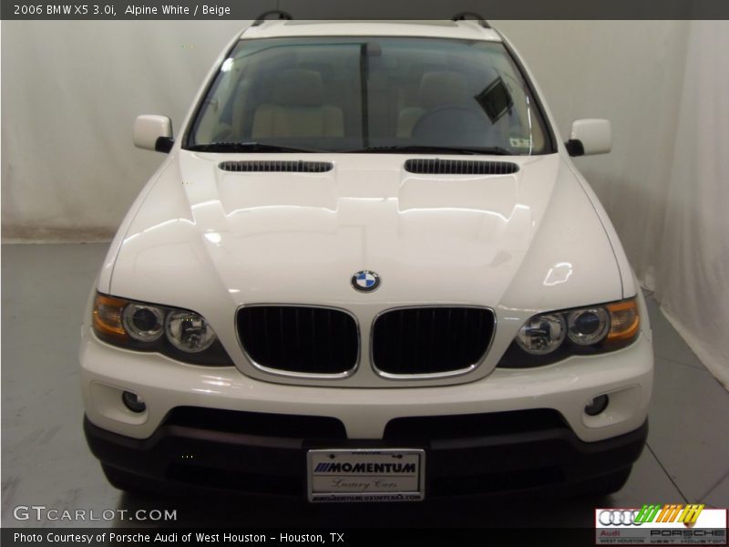 Alpine White / Beige 2006 BMW X5 3.0i