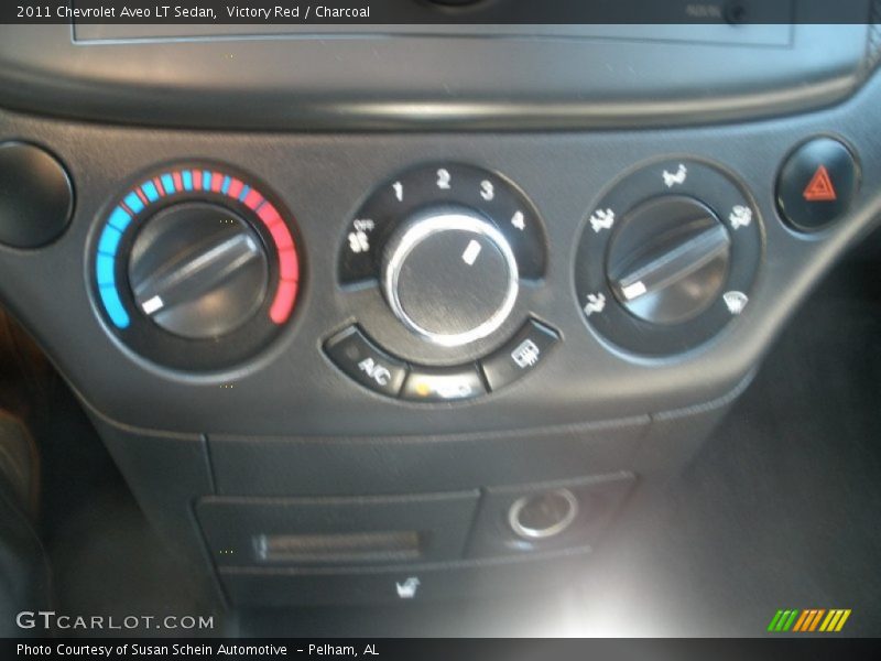 Victory Red / Charcoal 2011 Chevrolet Aveo LT Sedan