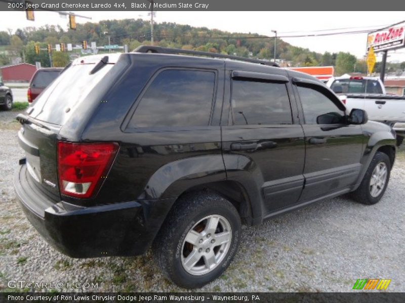 Black / Medium Slate Gray 2005 Jeep Grand Cherokee Laredo 4x4