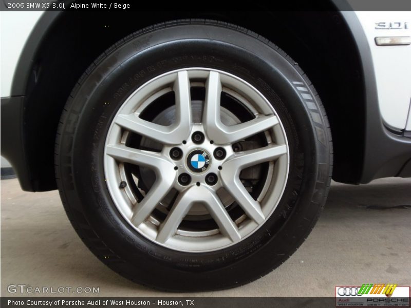 Alpine White / Beige 2006 BMW X5 3.0i