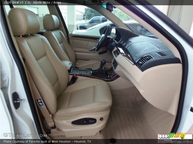 Alpine White / Beige 2006 BMW X5 3.0i