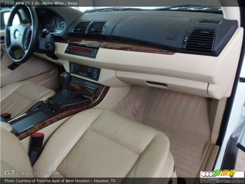 Alpine White / Beige 2006 BMW X5 3.0i