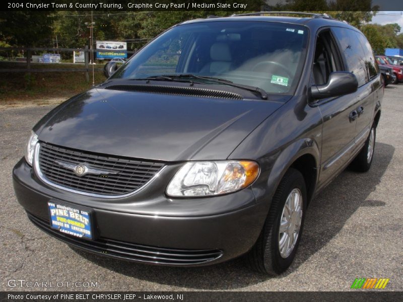 Graphite Gray Pearl / Medium Slate Gray 2004 Chrysler Town & Country Touring