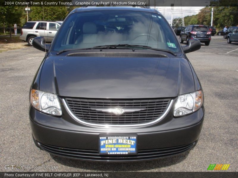 Graphite Gray Pearl / Medium Slate Gray 2004 Chrysler Town & Country Touring