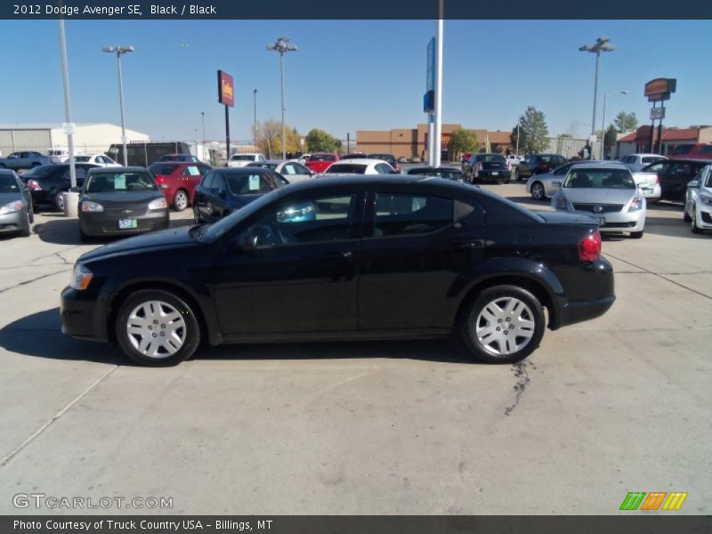 Black / Black 2012 Dodge Avenger SE