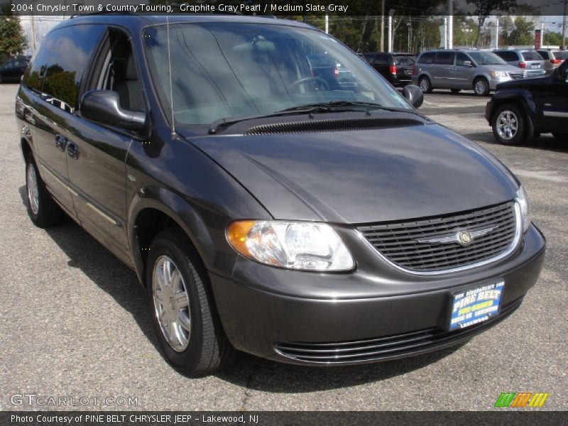 Graphite Gray Pearl / Medium Slate Gray 2004 Chrysler Town & Country Touring