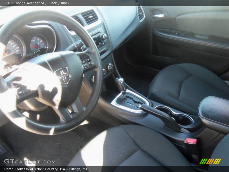 Black / Black 2012 Dodge Avenger SE