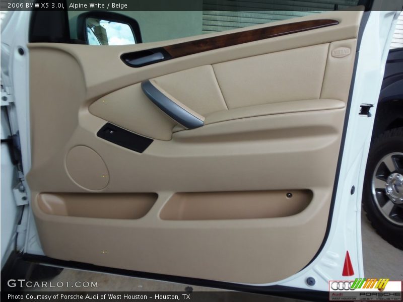 Alpine White / Beige 2006 BMW X5 3.0i