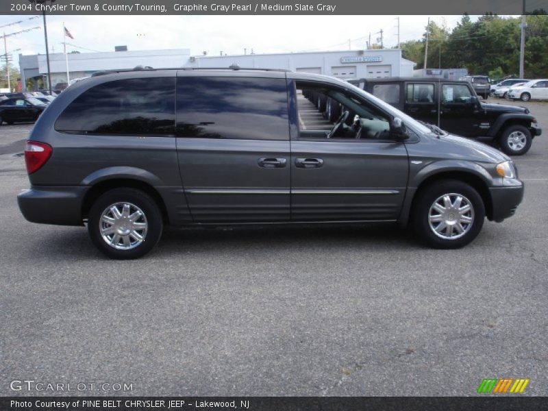 Graphite Gray Pearl / Medium Slate Gray 2004 Chrysler Town & Country Touring