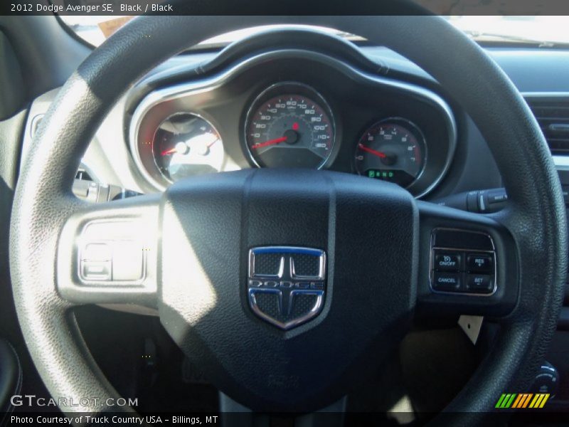 Black / Black 2012 Dodge Avenger SE