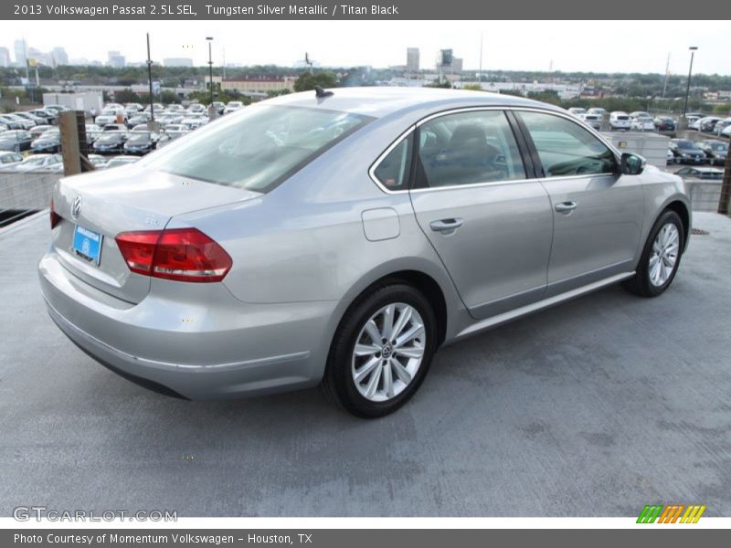 Tungsten Silver Metallic / Titan Black 2013 Volkswagen Passat 2.5L SEL