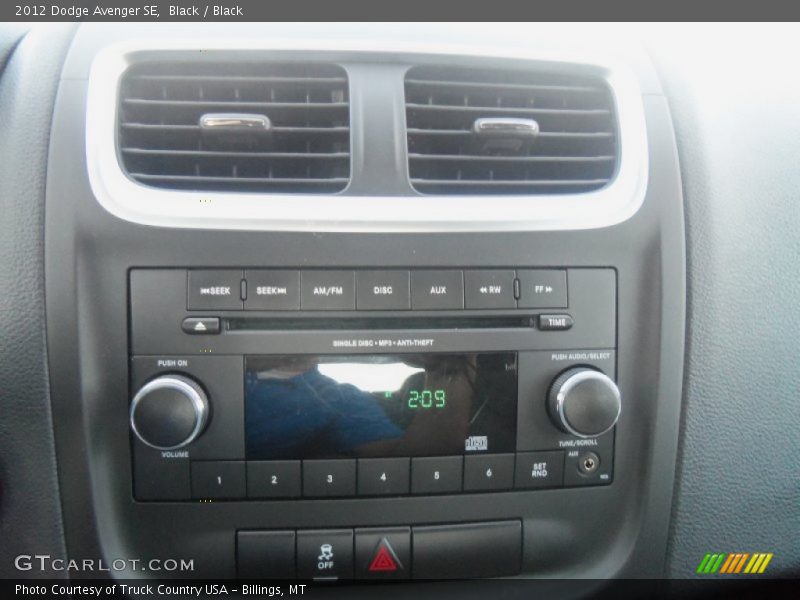 Black / Black 2012 Dodge Avenger SE