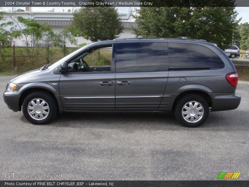 Graphite Gray Pearl / Medium Slate Gray 2004 Chrysler Town & Country Touring