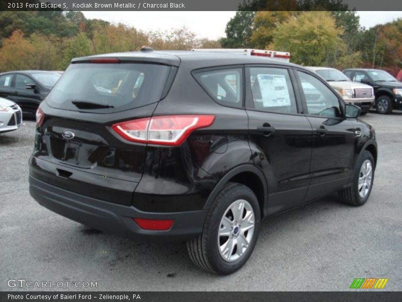 Kodiak Brown Metallic / Charcoal Black 2013 Ford Escape S