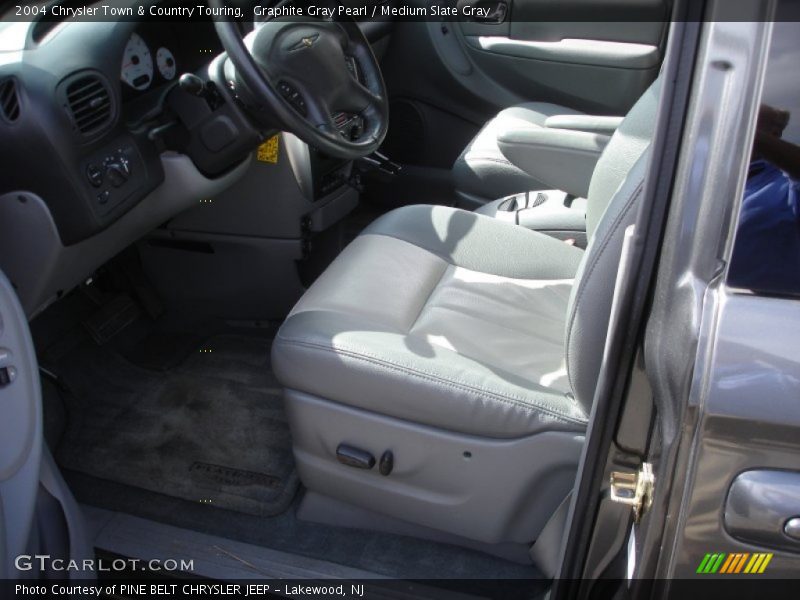 Graphite Gray Pearl / Medium Slate Gray 2004 Chrysler Town & Country Touring