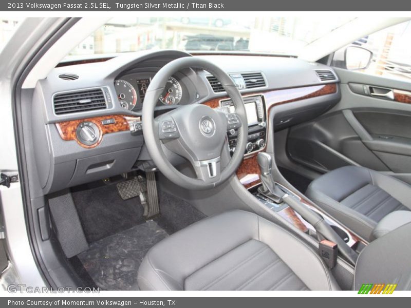 Tungsten Silver Metallic / Titan Black 2013 Volkswagen Passat 2.5L SEL
