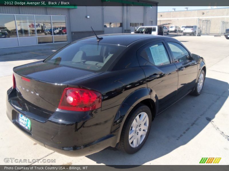 Black / Black 2012 Dodge Avenger SE