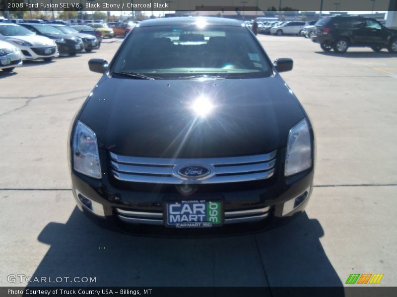 Black Ebony / Charcoal Black 2008 Ford Fusion SEL V6