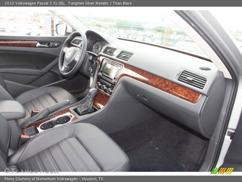 Tungsten Silver Metallic / Titan Black 2013 Volkswagen Passat 2.5L SEL