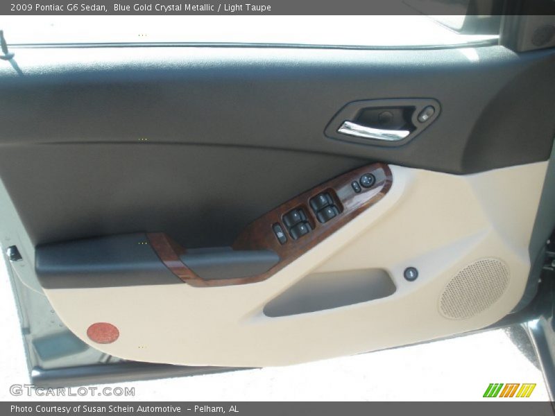 Blue Gold Crystal Metallic / Light Taupe 2009 Pontiac G6 Sedan